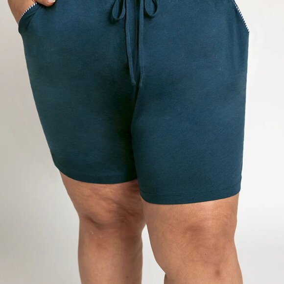 NEW ❤️ 2 Piece UNDERSTANCE Short Pajama Set in INK BLUE. Super Comfy Size XL - Picture 8 of 9